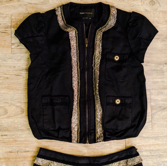 BCBG MaxAzaria Eclectic Chic Business Casual Statement Top Luxury Brand in Vogue - Picture 2 of 8